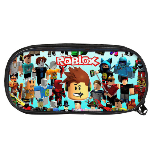 (Blue 3PCS Bags) 3pcs ROBLOX Game School Bag Backpack Student Casual Backpack 2