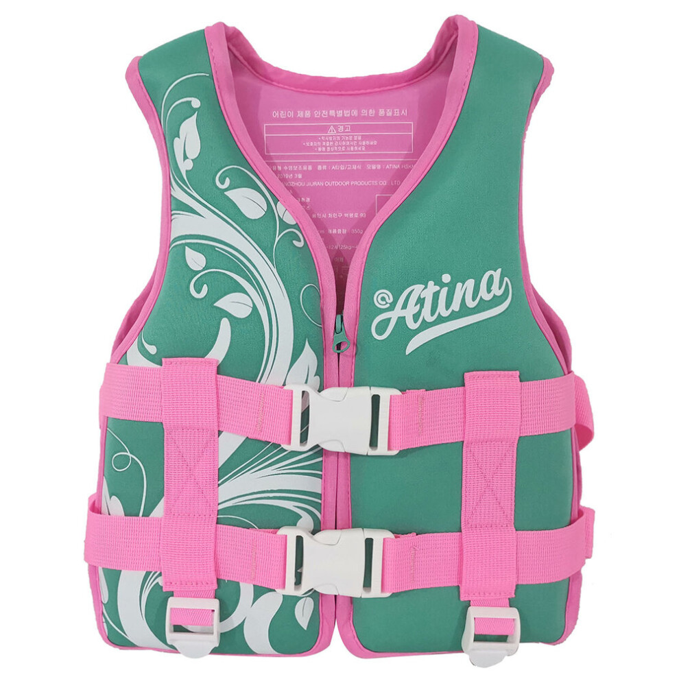 ( Color1) Child Life Jacket Neoprene Safety Life Vest Water Sports Fishing Water Ski Vest Kayaking Boating Swimming