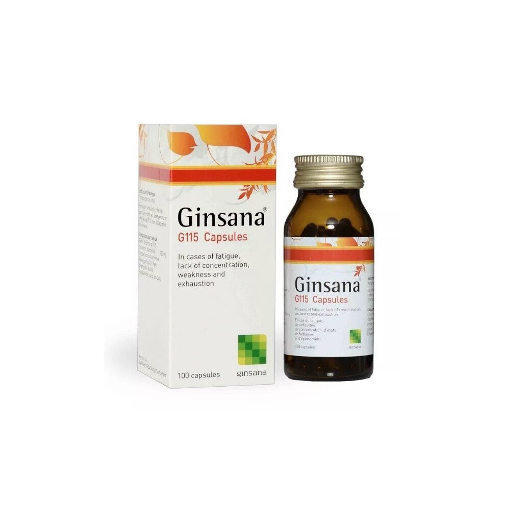 Ginsana Supports Immune System In Stressful Situation Dietary Supplements Capsules - 100's - Comprehensive Support for Your Immune Health and Wellness