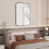(Rectangular?900*600mm?) Modern Metal Framed Vanity Decorative Mirror 8