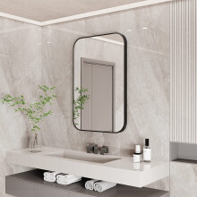 (Rectangular?900*600mm?) Modern Metal Framed Vanity Decorative Mirror