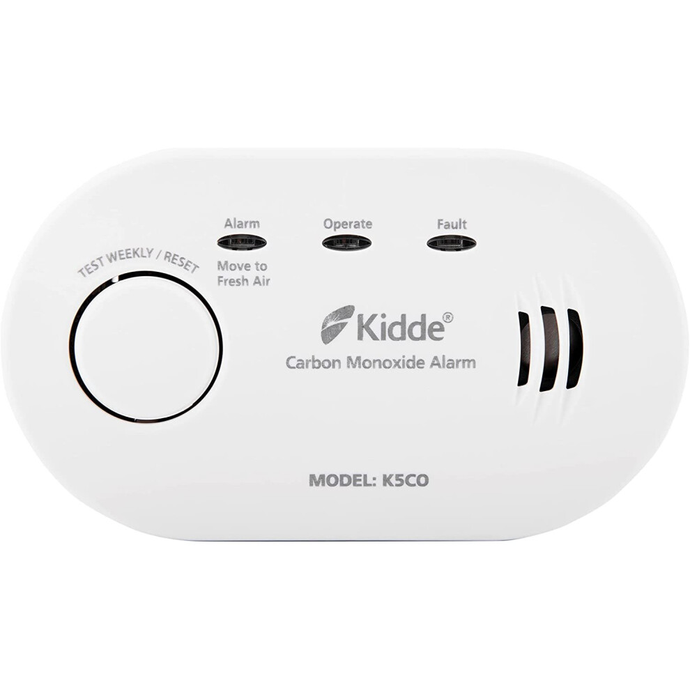 Kidde 5CO Battery Powered Carbon Monoxide Alarm 10 Year Life