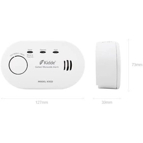 KIDDE Kidde 5CO Battery Powered Carbon Monoxide Alarm 10 Year Life 2