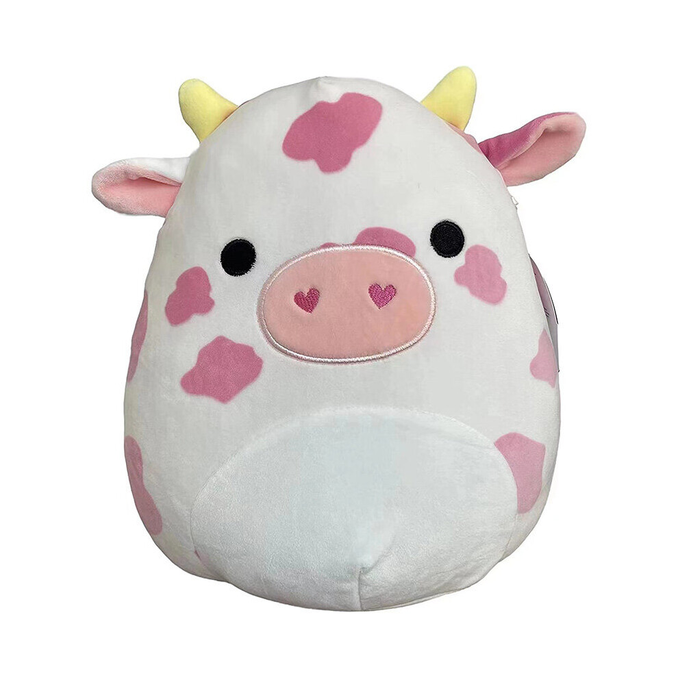 ( Cow) Squishmallow Stuffed Toy Cow Plush Doll Animal Pillow Birthday Gift Home Decor Pink