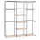 Folding Wardrobe Fabric Closet Clothes Storage Organiser Beige 7