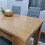 Dining Table and 4 Chairs Oak Grey Leather Dining Set (140x80x75cm) 9
