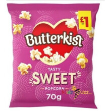 Butterkist Tasty Sweet Popcorn 70g X 15