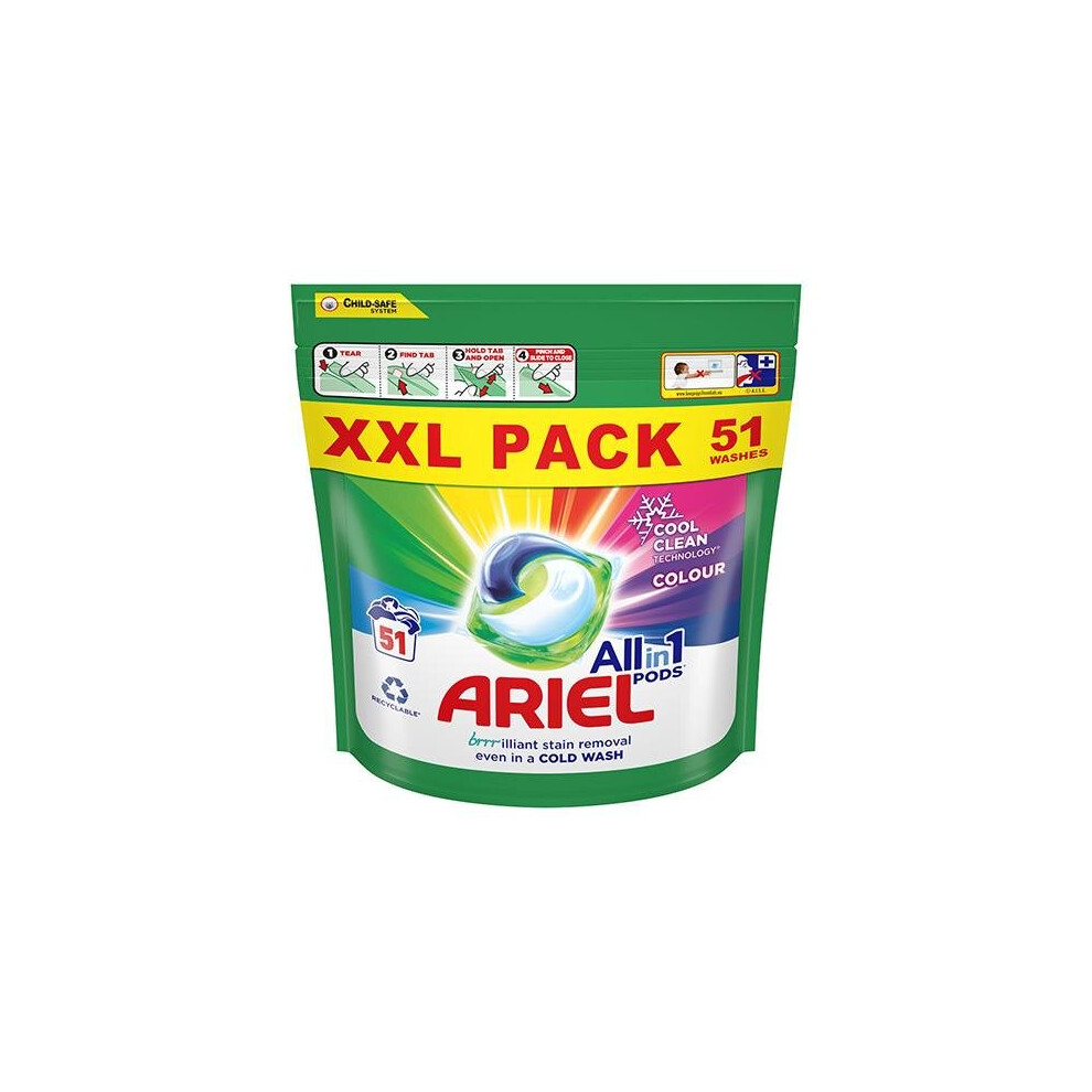 Ariel All-In-1 Pods Colours 51 Washes