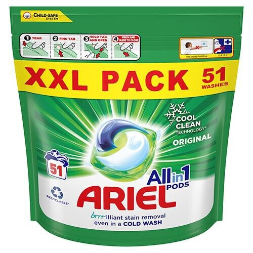 ARIEL Ariel All-In-1 Pods Original 51 Washes
