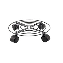 3 x 11"Plant Pot Stand Round Wheels Mover Garden Plate Round Wheels
