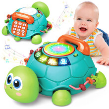 Παιδικά Παιχνίδια Μουσική Χελώνα Χελώνα Crawling Light Sound Music Toy Κορίτσι Αγόρι