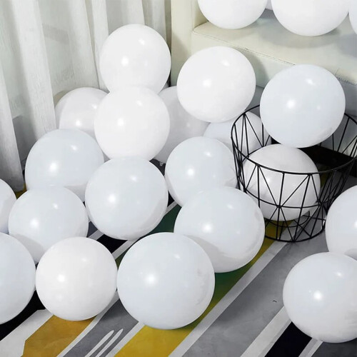 (25) White Balloons 12" Party Decoration Celebration