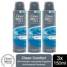 (Buy 3 - Clean Comfort) Dove Men+Care Advanced Antiperspirant Deodorant