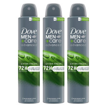 (Buy 3 - Extra Fresh) Dove Anti-Perspirant Men+Care Advanced Deo, 200ml