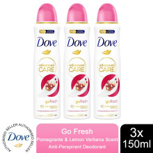 (Buy 3 - Go Fresh) Dove AntiPerspirant Advanced Care Deodorant, 150ml