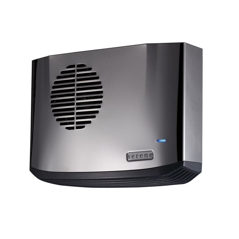 Serene S2068S Classic Bathroom Wall Mounted Fan Electric Heater S/S 2.4KW