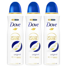 (Buy 3 - Original) Dove Advanced Care AP Deodorant Spray, 200ml