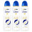 Dove (Buy 3 - Original) Dove Advanced Care AP Deodorant Spray, 200ml 1