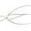 Mean Calipers Golden Ratio Calipers Stainless Steel Eyebrow Ruler 1:1.618 Measure Tool for Tattoo 9