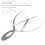 Mean Calipers Golden Ratio Calipers Stainless Steel Eyebrow Ruler 1:1.618 Measure Tool for Tattoo 5