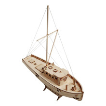 Assembly Model Diy Kits Wooden Sailing Boat 1:50 Scale Decoration Toy Gift