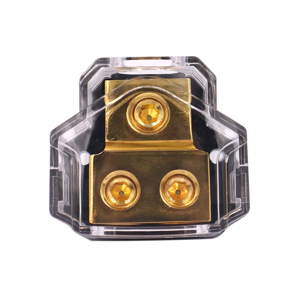 Car Audio Amplifier Power Distribution Block 1 In 2 Out Way Power Ground Distributor Blocks Car Amplifier Audio Splitter 4762016974312
