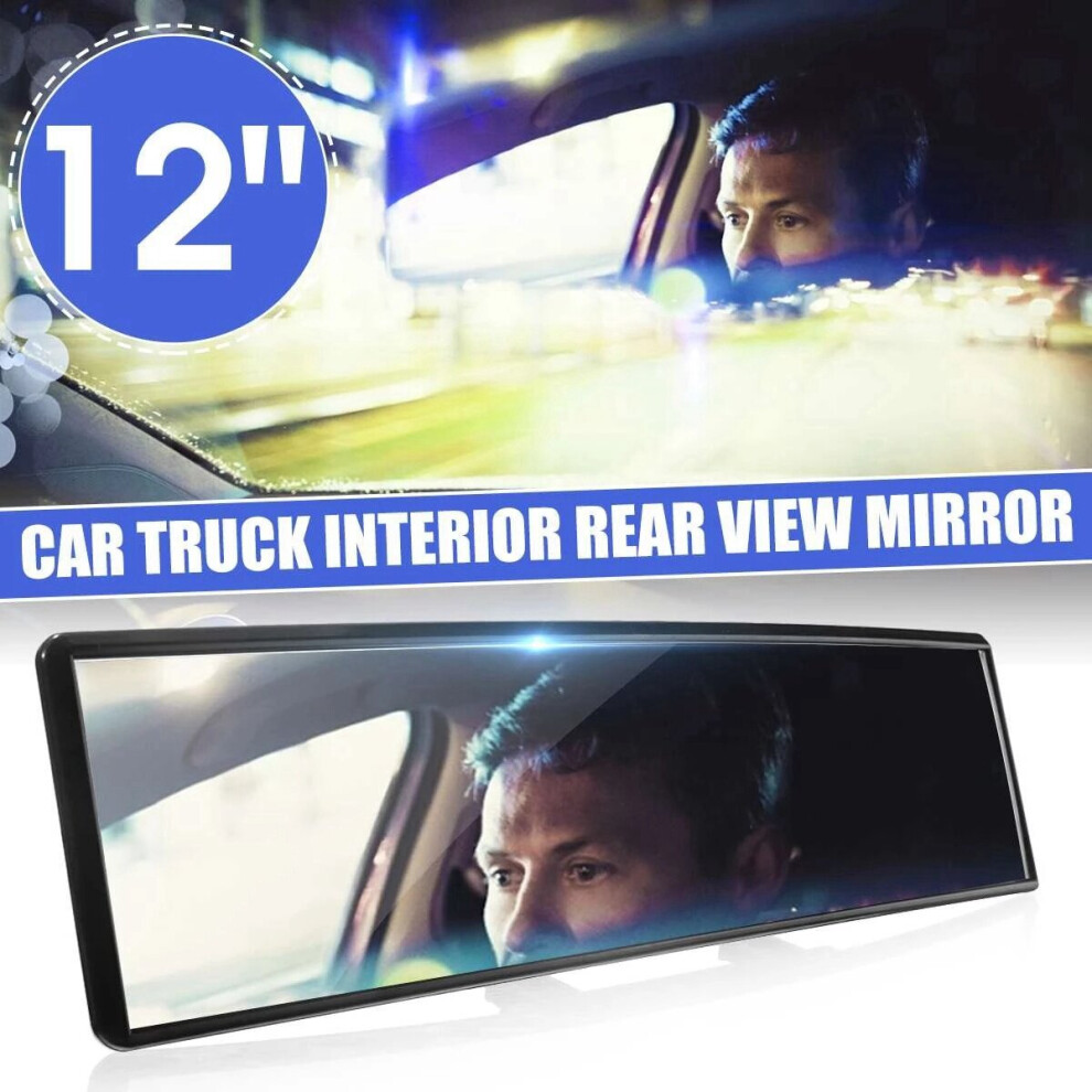 Car Rearview ,Car Universal 12Inch Interior Clip On Panoramic Rear View Mirror Wide Angle Rear View Mirror 4762016970833