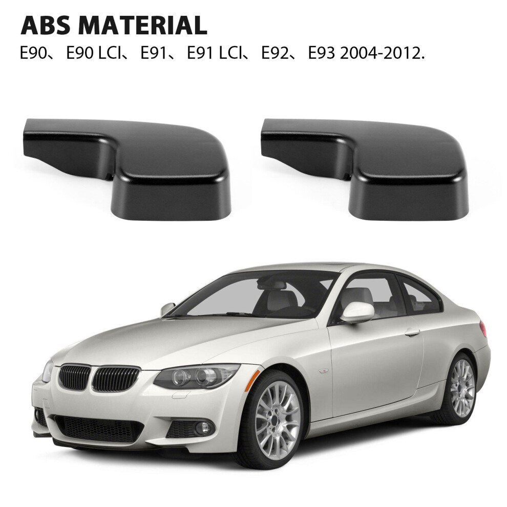 2X Windshield Wiper Arm Covers Caps For 3 E90 E91 E92 61617138990 4762016944674