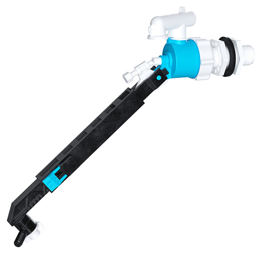 Side Entry Ball Valve Toilet Cistern Filling Adjustable Float Arm Inlet (1/2")