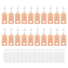 20Pcs Gift Angel Keychains Wedding Favors for Baby Shower Birthday Giveaway