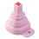 Novelty silicone folding funnel telescopic long Collapsible Style funnels for household liquid dispensing Kitchen Gadgets pink 6