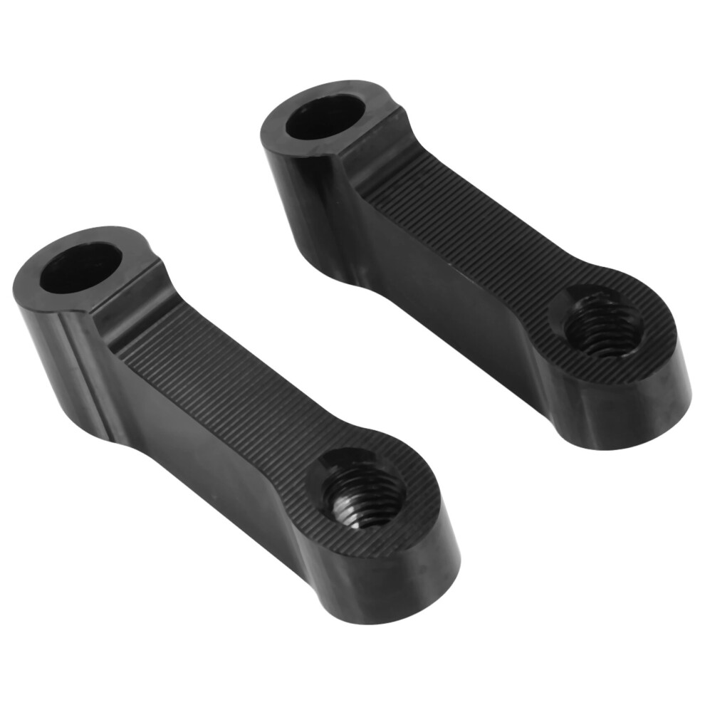 Cnc Universal Aluminum 10Mm Motorcycle Mirror Mount Riser Extenders Spacers Extension Adapter Adaptor M10 Accessories Black 4762016978884