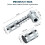 Grease Nozzle Adapter Grease - Accessory Grease Coupler Adapter with Sleeve 3 Jaw Angle Grease Tool 8