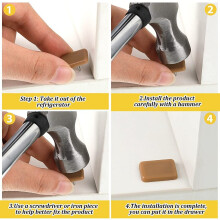 -in Drawer Glides Drawer Track Glide for Repairing Dressers, Making All the Drawers Slide Smoothly and Evenly 30Pcs