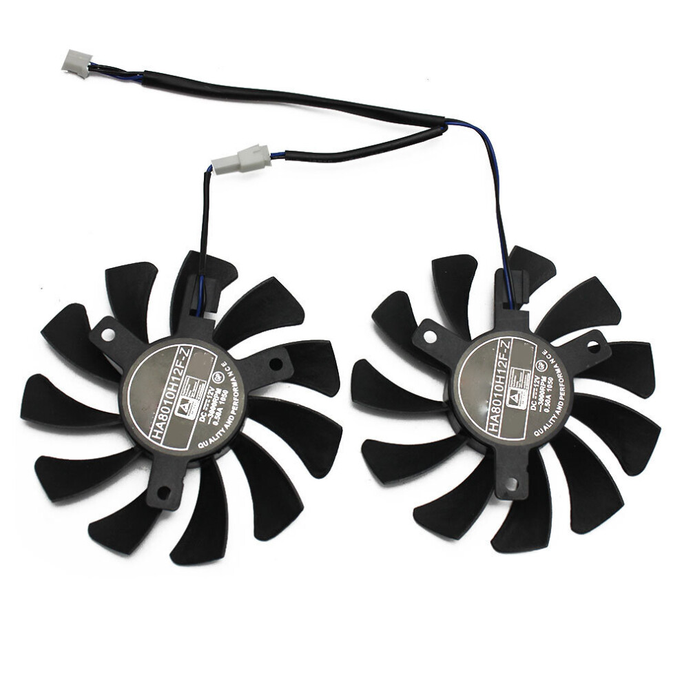 75Mm 2Pin Gtx1050ti Gpu Cooler Dual Fan For Geforce Gtx 1050Ti Gtx-1050-Ti-4Gt-Oc Graphic Card Cooling 4762016964801