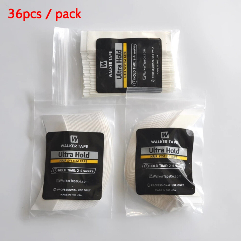 Tlily Unisex 108Pc/Lot Super Strong Fixed Hair System Double-Sided Tape Extended Adhesive Wig Tape For Toupee Lace Wig/Man Wig Film