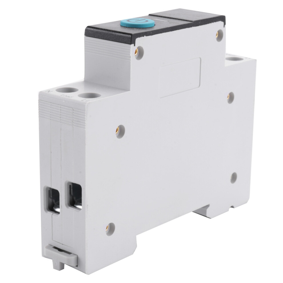 Photos - Other Electrical Equipment 40A Tuya Single Phase Din Rail WIFI Smart Energy Meter Timer Power Consumption Monitor KWh Wattmeter,Black with Metering