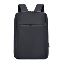 Anti-Diebstahl-Laptop-Rucksack Kapazität Reisetasche Herren wasserdichter Rucksack Student Schultasche - Schwarz