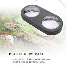 Reptile Tank Thermometer Hygrometer Temperature Humidity Monitor For Vivarium Terrarium