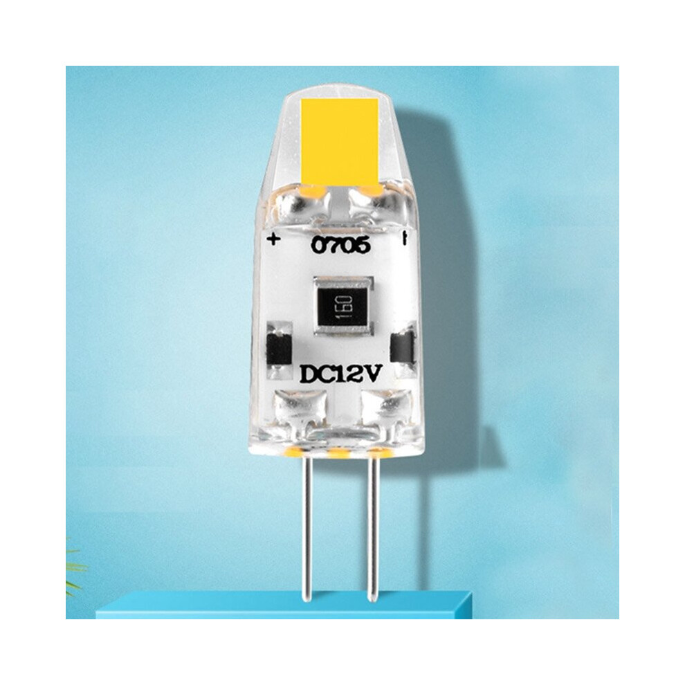 G4 LED Bulb 12V DC Dimmable COB LED G4 Bulb 1.5W 360 Beam Angle to Replace 15W Halogen Lamp (Warm White)