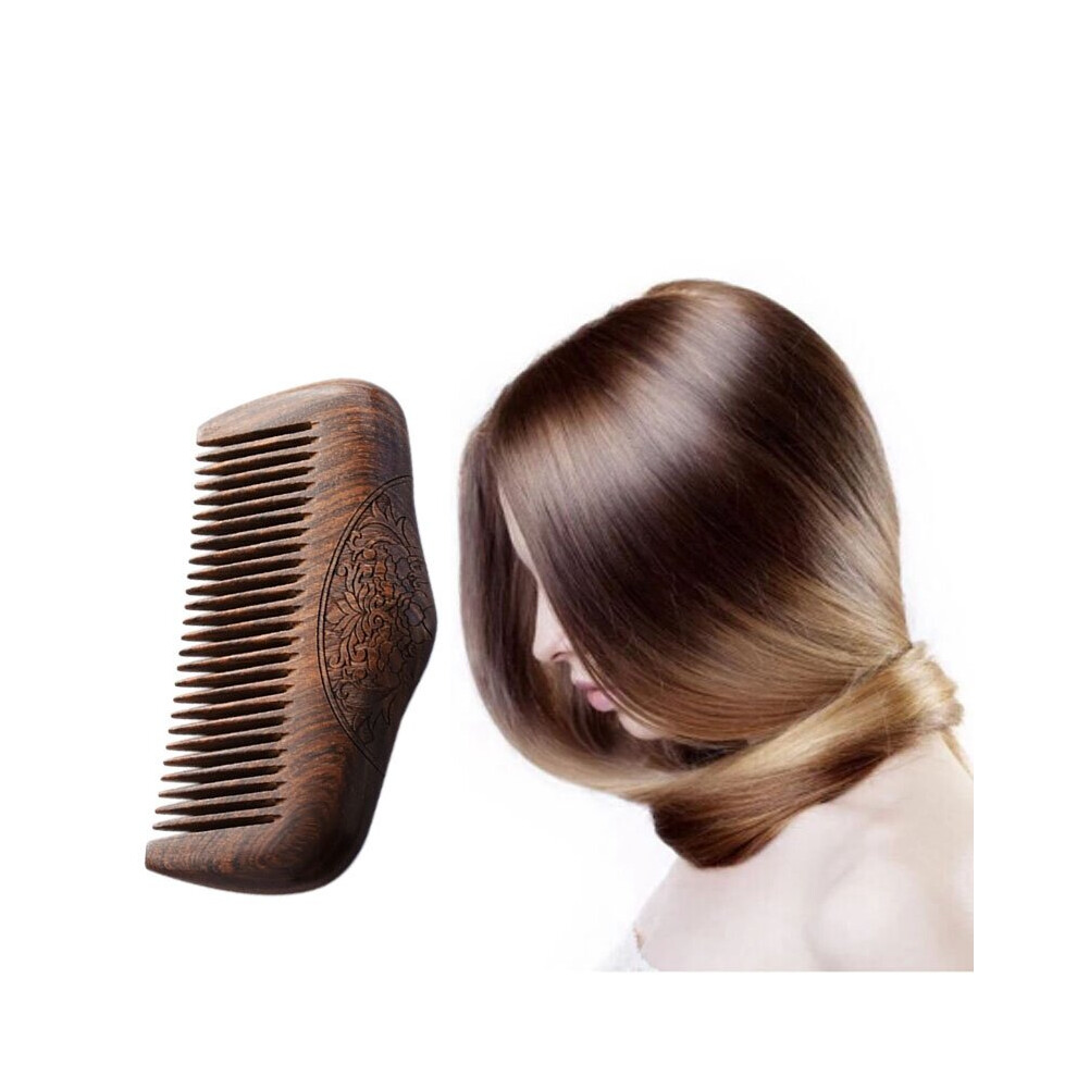 Tlily Unisex Not,Specified Pocket Comb Sandalwood Super Narrow Dent Wood Combs Static Lice Beard Comb Hairstyle Sandalwood Comb