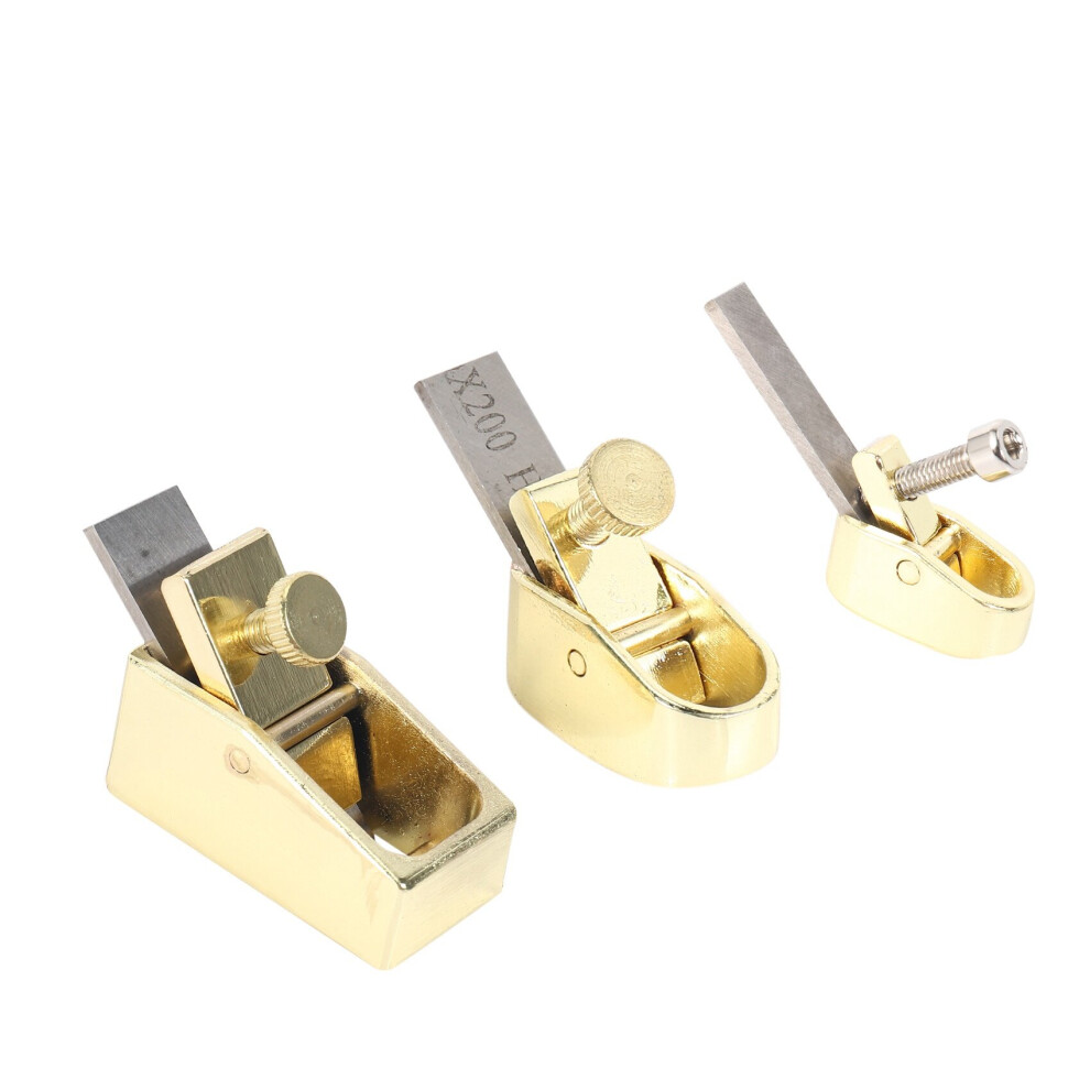 5 Piece Woodworking Plane Cutter Set Curved Metal Copper Luthier Tool Violin Cello Wooden Instrument 4762016959746
