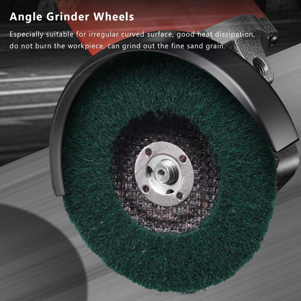 5Pcs Nylon Fiber Flap Wheels Polishing Buffing Wheel Scouring Pad Grinding Disc For Angle Grinder For Metal Polisher 4762016956837
