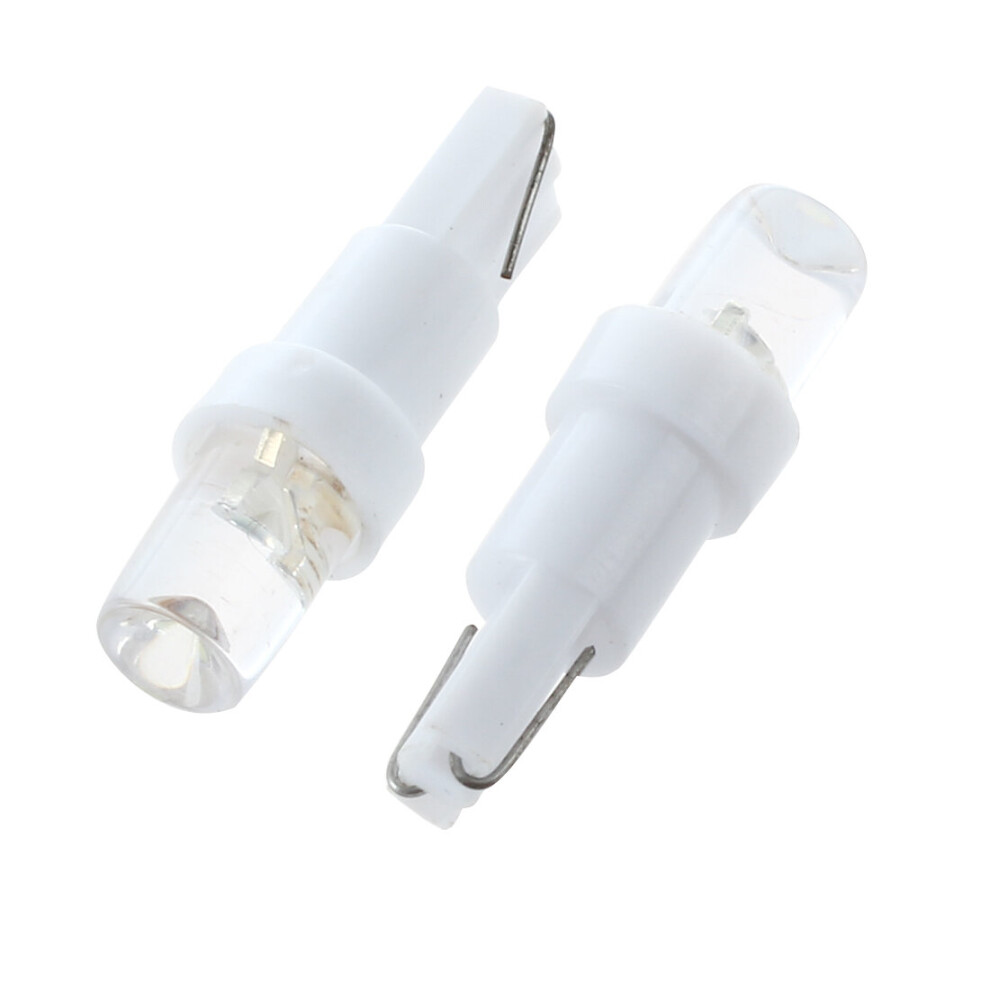 10X T5 W1.2w W3w 1 Smd Dashboard Led Car Cuneate Interior Lights12v White 4762016962296