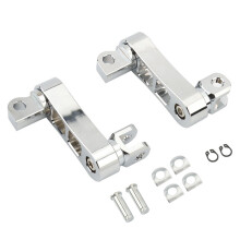 Motorcycle Adjustable Passenger Footpegs Highway Pegs Male Mount Foot Peg Clamp Support Extensions Bracket B