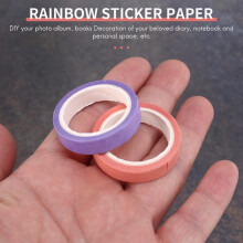 Decorative Washi Tape DIY Rainbow Sticker Masking Paper Set 10