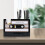 Cassette Tape Dispenser Pen Holder Vase Pencil Pot Stationery Desk Tidy Container Office Stationery Supplier Gift(black) 3