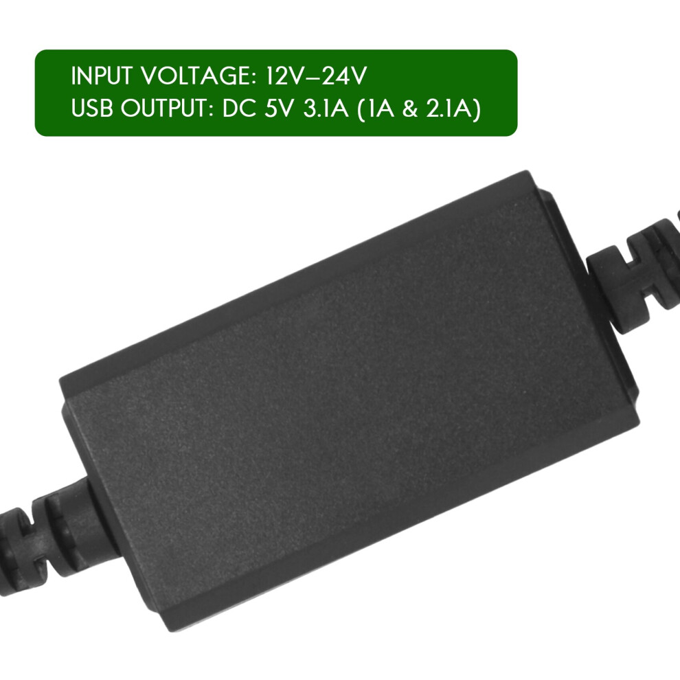 12V Waterproof Motorbike Motorcycle Dual-Usb Charger Power Socket Adapter Outlet 4762016959395