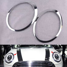 for 2007-2015 R55 R56 R57 R58 R59 ABS Chrome Silver Headlight Trim Ring 51137149905