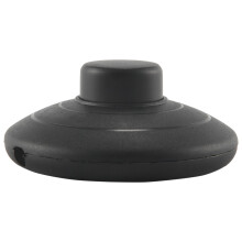 1pcs Black In-line Lamp Foot Switch Push Power Pedal Light FootSwitch